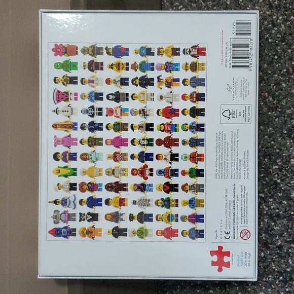 LEGO Minfig Puzzle NEW! Unopened 1000 Pc. Minifigure & Poster Ages 9+ - Picture 8 of 12